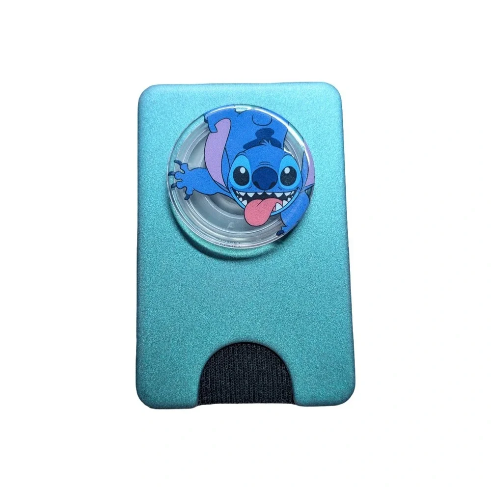 6-R PopSockets Magsafe Popwallet Stand/Grip - Nightshade Disney Stitch Referb ⬇️